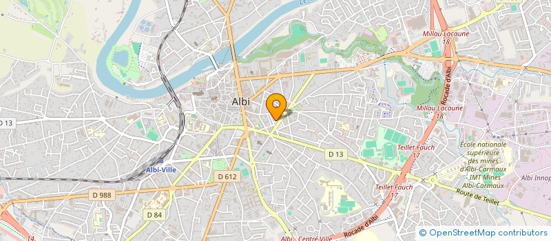 localisation de l'entreprise MADAME CHRISTINE DECHAUMONT à ALBI