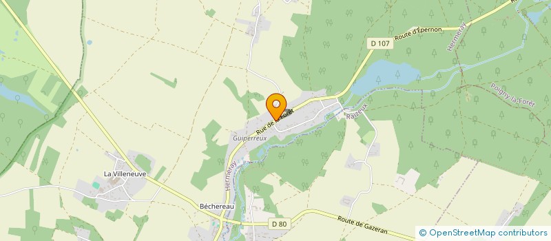 localisation de l'entreprise MADAME CHRISTINE DECOUDUN  HERMERAY