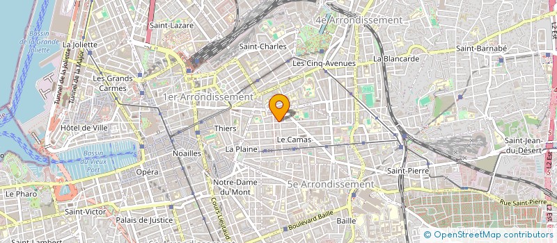 localisation de l'entreprise MADAME CHRISTINE DECROOCQ  MARSEILLE