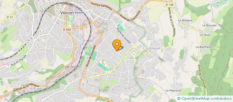 localisation de l'entreprise MADAME CHRISTINE DEDIEU  COUBLEVIE