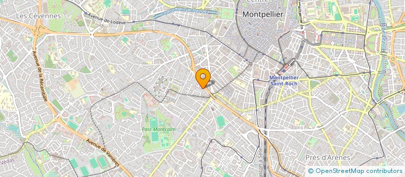 localisation de l'entreprise MADAME CHRISTINE DEFORGE à MONTPELLIER