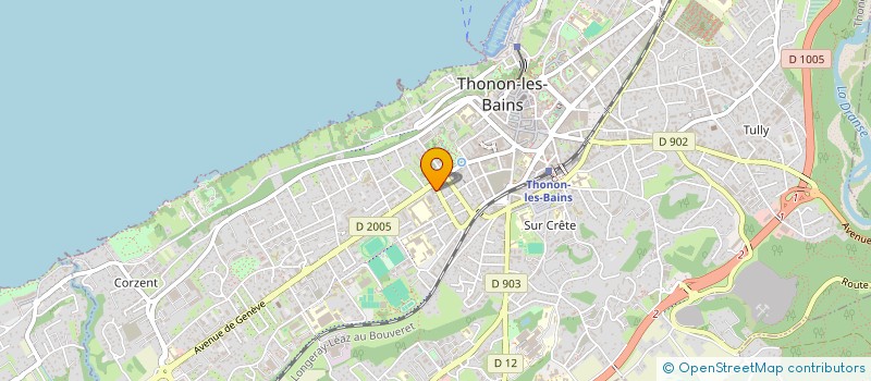 localisation de l'entreprise MADAME CHRISTINE DEGREMONT à THONON-LES-BAINS