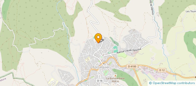 localisation de l'entreprise MADAME CHRISTINE DEKERLE  FORCALQUIER