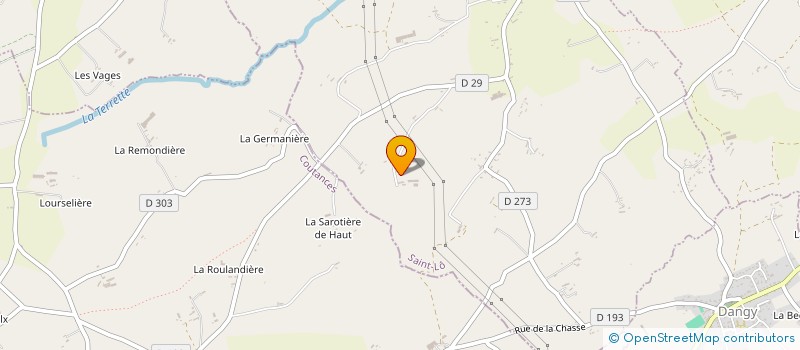 localisation de l'entreprise MADAME CHRISTINE DELAFOSSE à CARANTILLY