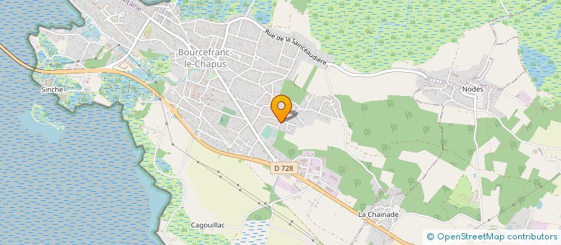 localisation de l'entreprise MADAME CHRISTINE DELAGE  BOURCEFRANC-LE-CHAPUS