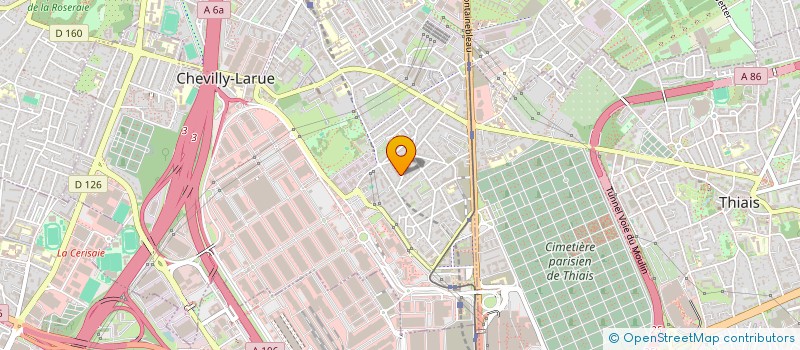 localisation de l'entreprise MADAME CHRISTINE DELAMARE  CHEVILLY-LARUE