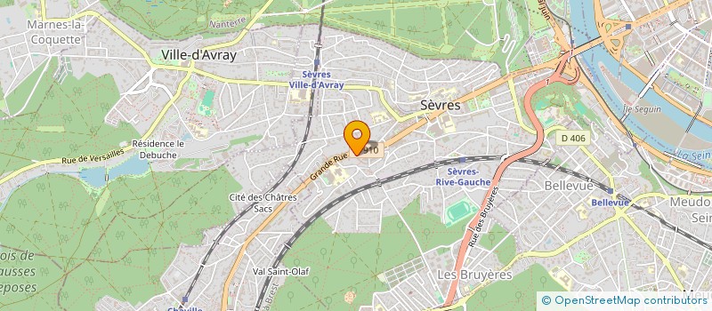 localisation de l'entreprise MADAME CHRISTINE DELANNOY à SEVRES
