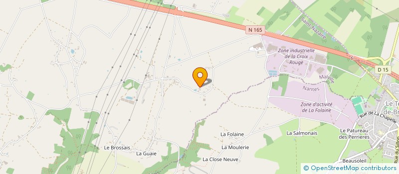 localisation de l'entreprise MADAME CHRISTINE DELAROUE  MALVILLE