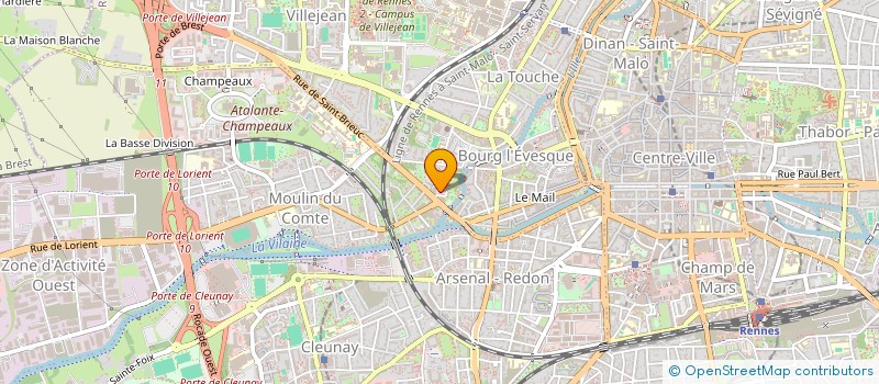 localisation de l'entreprise MADAME CHRISTINE DELATTRE  RENNES