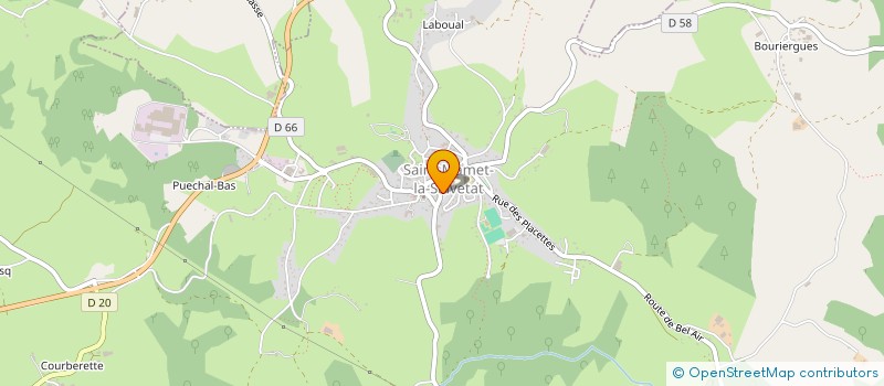 localisation de l'entreprise MADAME CHRISTINE DELFOLIE à SAINT-MAMET-LA-SALVETAT