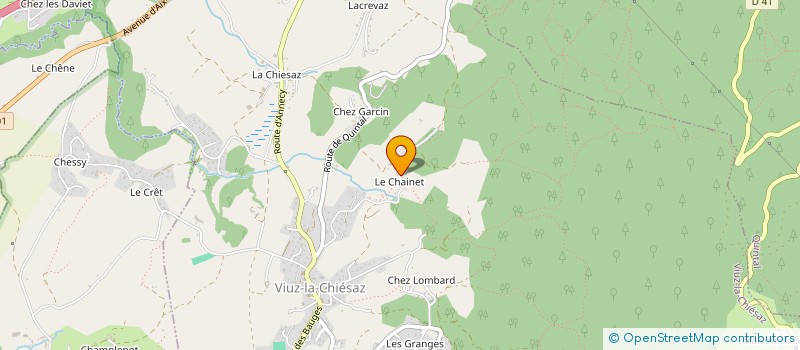 localisation de l'entreprise MADAME CHRISTINE DELIEUTRAZ à VIUZ-LA-CHIESAZ