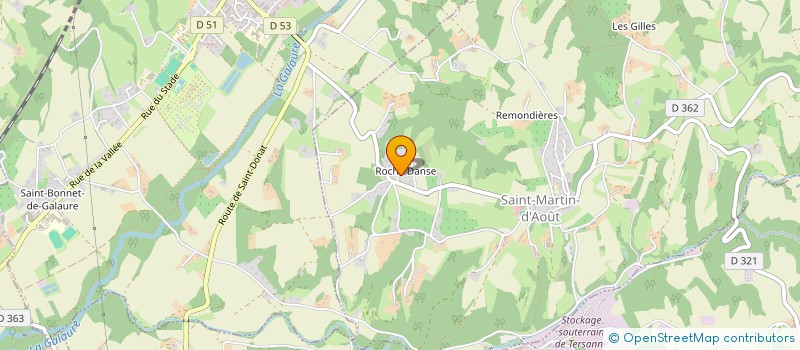 localisation de l'entreprise MADAME CHRISTINE DELIORAT  SAINT-MARTIN-D'AOUT