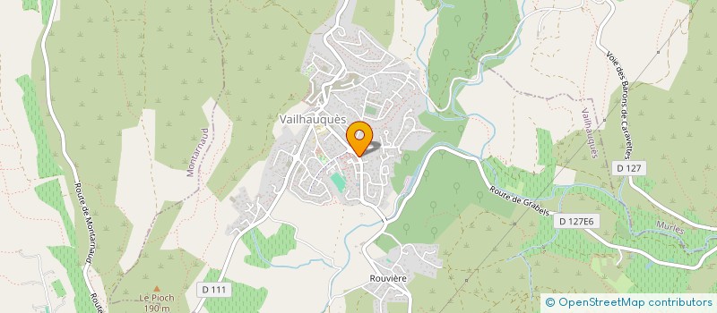 localisation de l'entreprise MADAME CHRISTINE DELMAS  VAILHAUQUES