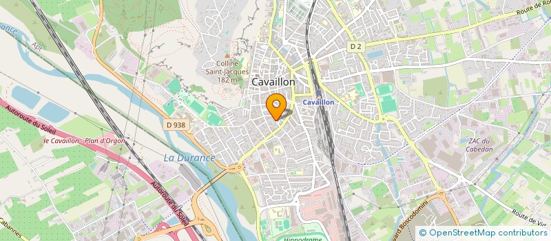 localisation de l'entreprise MADAME CHRISTINE DELMAS  CAVAILLON