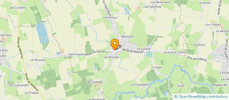 localisation de l'entreprise MADAME CHRISTINE DELOCHE  VANDEINS