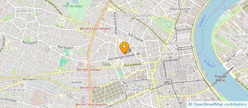 localisation de l'entreprise MADAME CHRISTINE DELORME  BORDEAUX