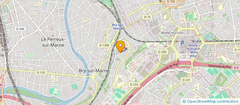 localisation de l'entreprise MADAME CHRISTINE DELORT à BRY-SUR-MARNE