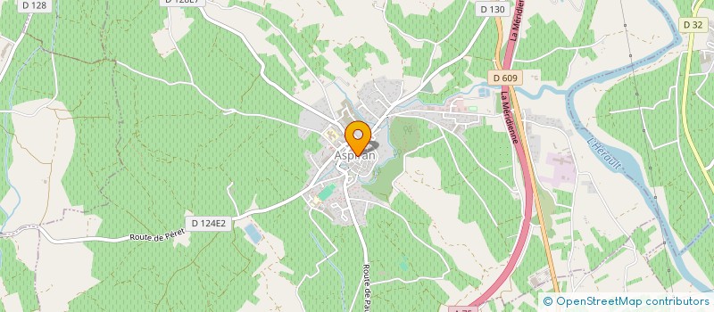 localisation de l'entreprise MADAME CHRISTINE DELPON  CLERMONT L HERAULT