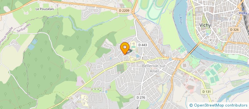 localisation de l'entreprise MADAME CHRISTINE DEMALAINE  BELLERIVE-SUR-ALLIER