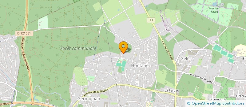 localisation de l'entreprise MADAME CHRISTINE DEMONCHY  LE TAILLAN MEDOC