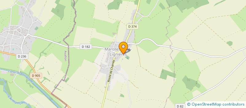 localisation de l'entreprise MADAME CHRISTINE DENARIE  MAROLLES-SOUS-LIGNIERES