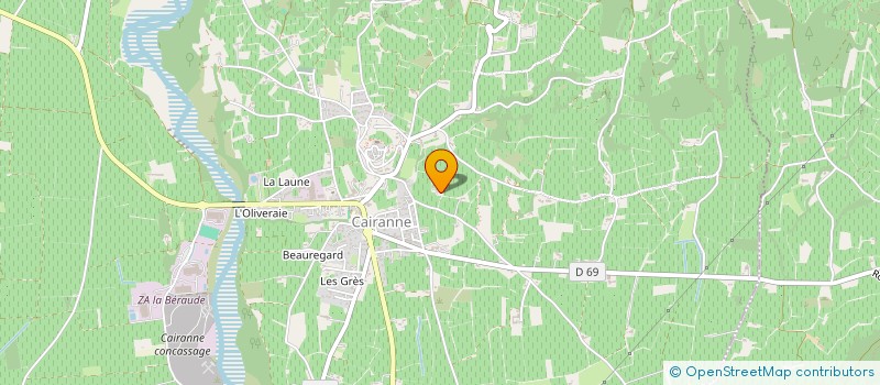 localisation de l'entreprise MADAME CHRISTINE DENEUX  CAIRANNE