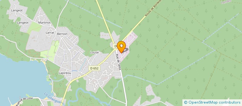 localisation de l'entreprise MADAME CHRISTINE DENIS  SANGUINET