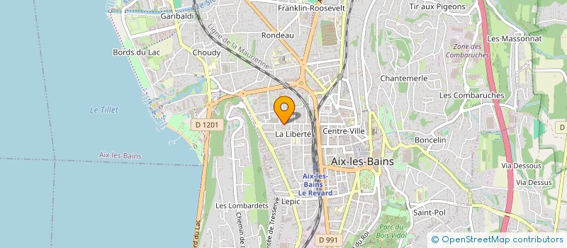 localisation de l'entreprise MADAME CHRISTINE DEPAGNE à AIX-LES-BAINS