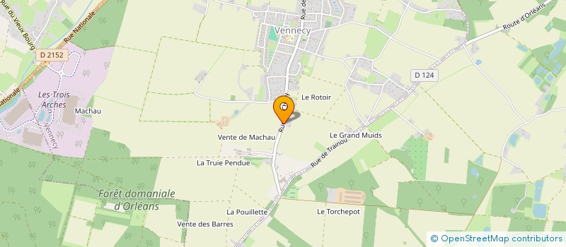 localisation de l'entreprise MADAME CHRISTINE DESBLACHES à VENNECY