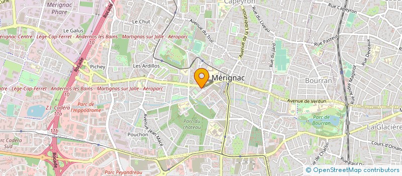 localisation de l'entreprise MADAME CHRISTINE DESCAMPS à MERIGNAC