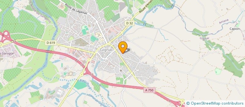 localisation de l'entreprise MADAME CHRISTINE DESCHEEMAKER à GIGNAC