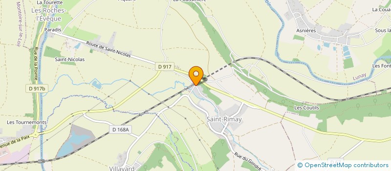 localisation de l'entreprise MADAME CHRISTINE DESGRANGES  SAINT-RIMAY