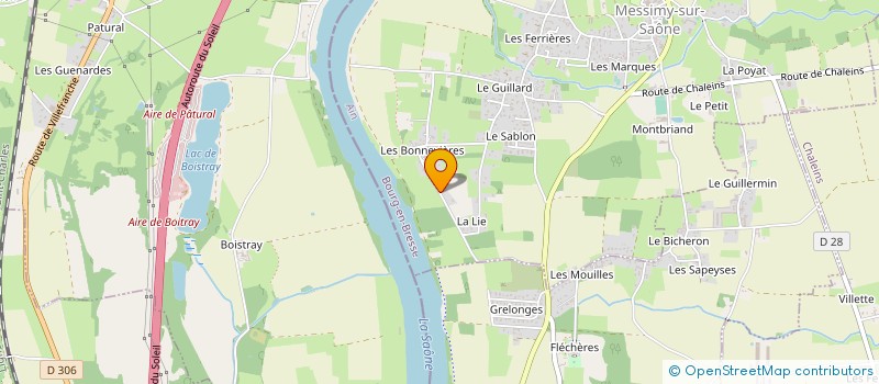 localisation de l'entreprise MADAME CHRISTINE DEVERS à MESSIMY-SUR-SAONE