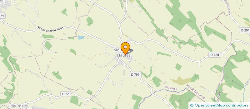 localisation de l'entreprise MADAME CHRISTINE DEVILLE  MONTEGUT-LAURAGAIS