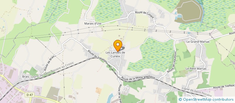 localisation de l'entreprise MADAME CHRISTINE DEVILLERS  SAINT-NAZAIRE