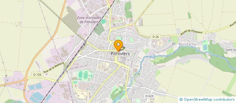 localisation de l'entreprise MADAME CHRISTINE DEVROEDT  PITHIVIERS