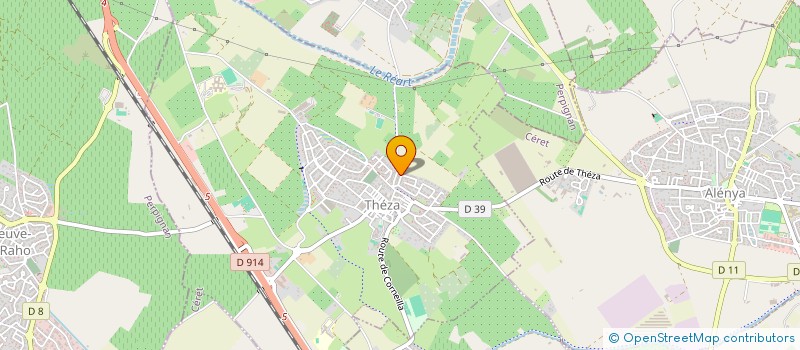 localisation de l'entreprise MADAME CHRISTINE DIAZ  THEZA