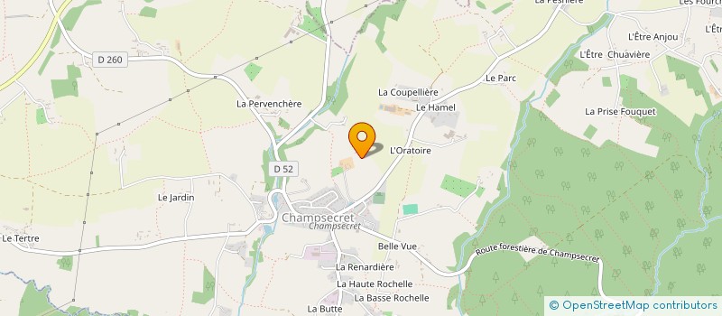 localisation de l'entreprise MADAME CHRISTINE DIAZ DEL CERRO à CHAMPSECRET