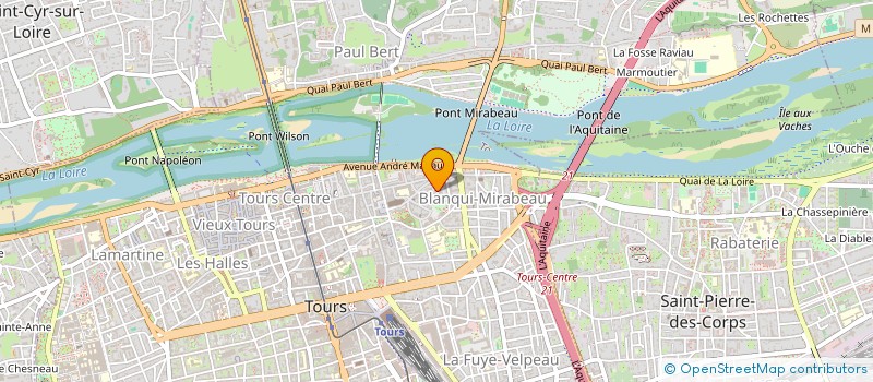 localisation de l'entreprise MADAME CHRISTINE DIFFLOTH  TOURS