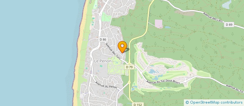 localisation de l'entreprise MADAME CHRISTINE DOASSANS  SEIGNOSSE