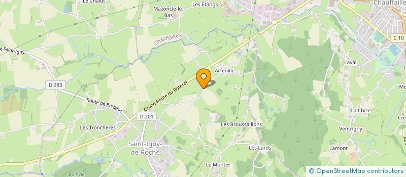 localisation de l'entreprise MADAME CHRISTINE DOMEIGNOZ à SAINT-IGNY-DE-ROCHE