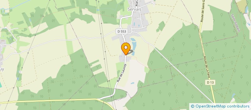 localisation de l'entreprise MADAME CHRISTINE DOMISSY  SERVAIS