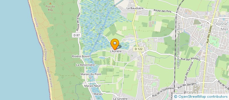 localisation de l'entreprise MADAME CHRISTINE DONZEL  L'ILE-D'OLONNE