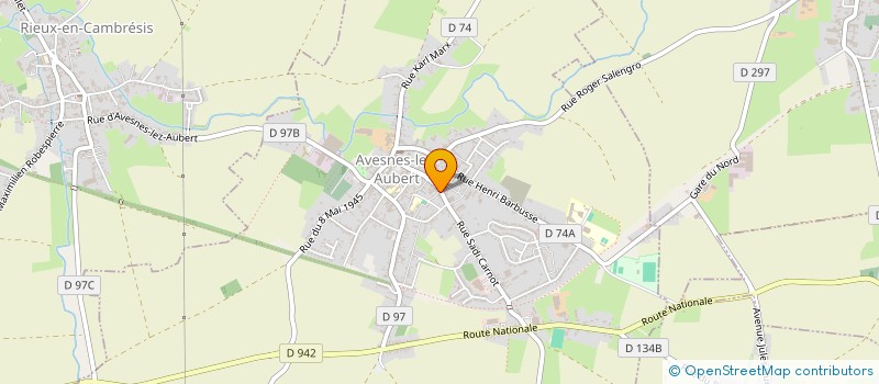localisation de l'entreprise MADAME CHRISTINE DORIGNY à AVESNES-LES-AUBERT