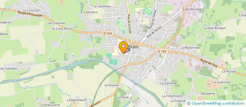 localisation de l'entreprise MADAME CHRISTINE DOUET  BLAIN