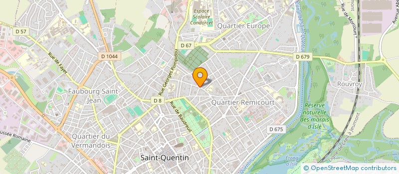localisation de l'entreprise MADAME CHRISTINE DRAIN à SAINT-QUENTIN