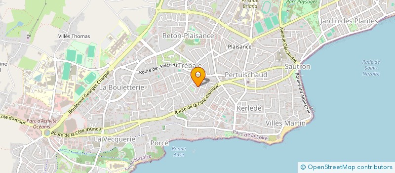 localisation de l'entreprise MADAME CHRISTINE DREANO à SAINT-NAZAIRE