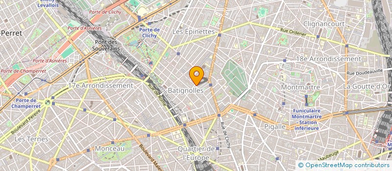 localisation de l'entreprise MADAME CHRISTINE DU CHAPELET  PARIS