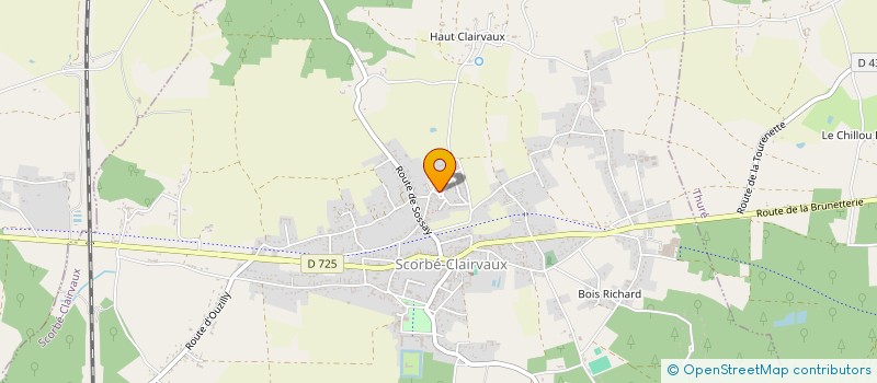 localisation de l'entreprise MADAME CHRISTINE DU TREMBLIER DE CHAUVIGNY  CERNAY