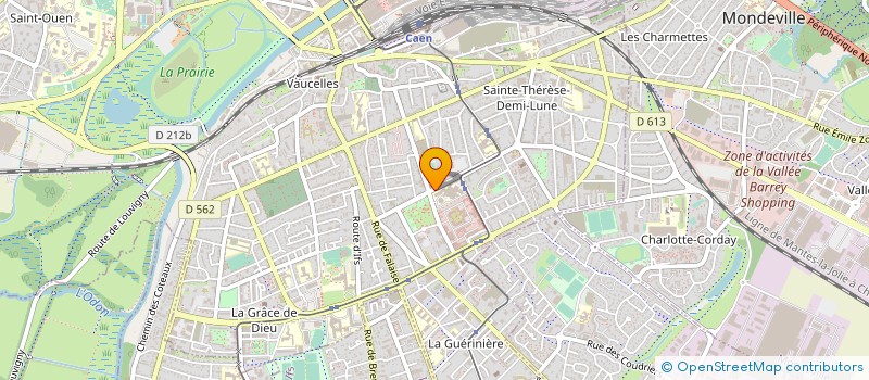 localisation de l'entreprise MADAME CHRISTINE DUARTE à CAEN